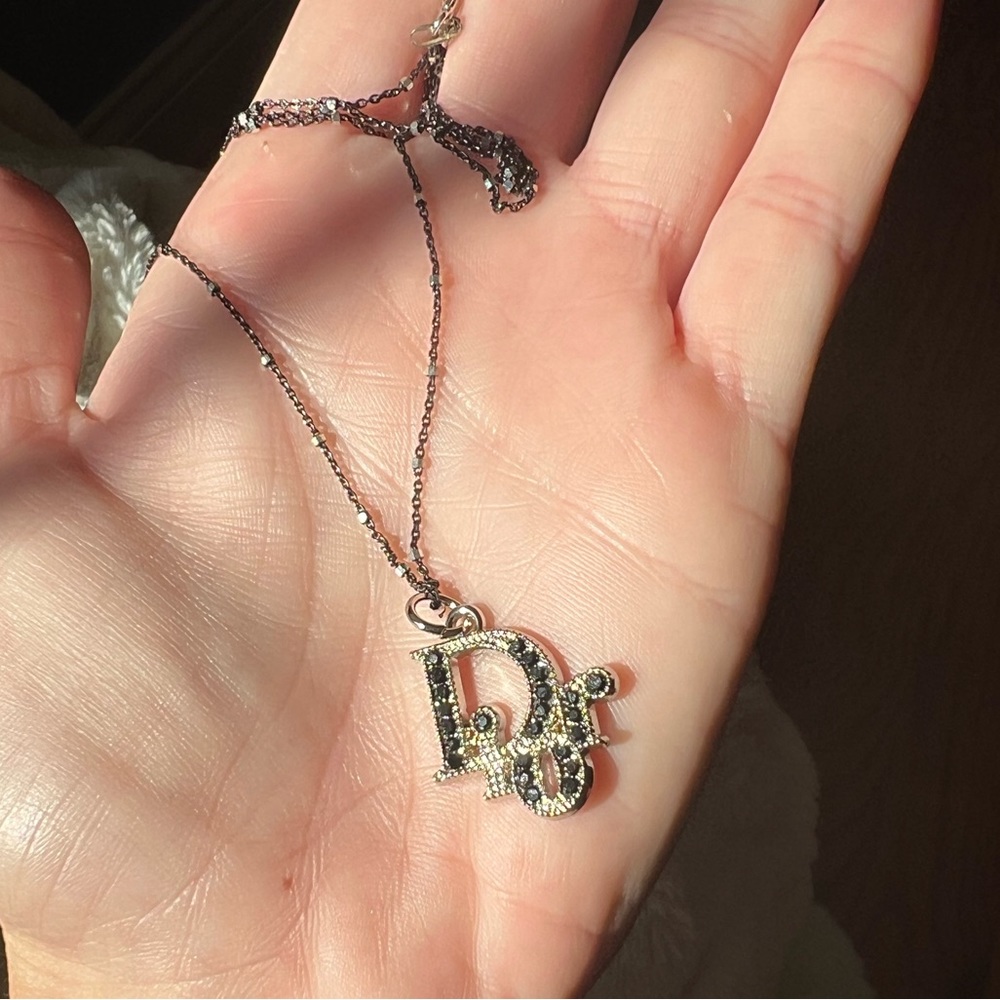 Authentic Silver Toned Zipper Pull Christian Dior… - image 5